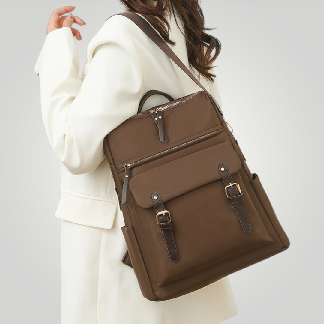 Elena <br> Sac à Dos Femme pour Ordinateur Portable en Nylon