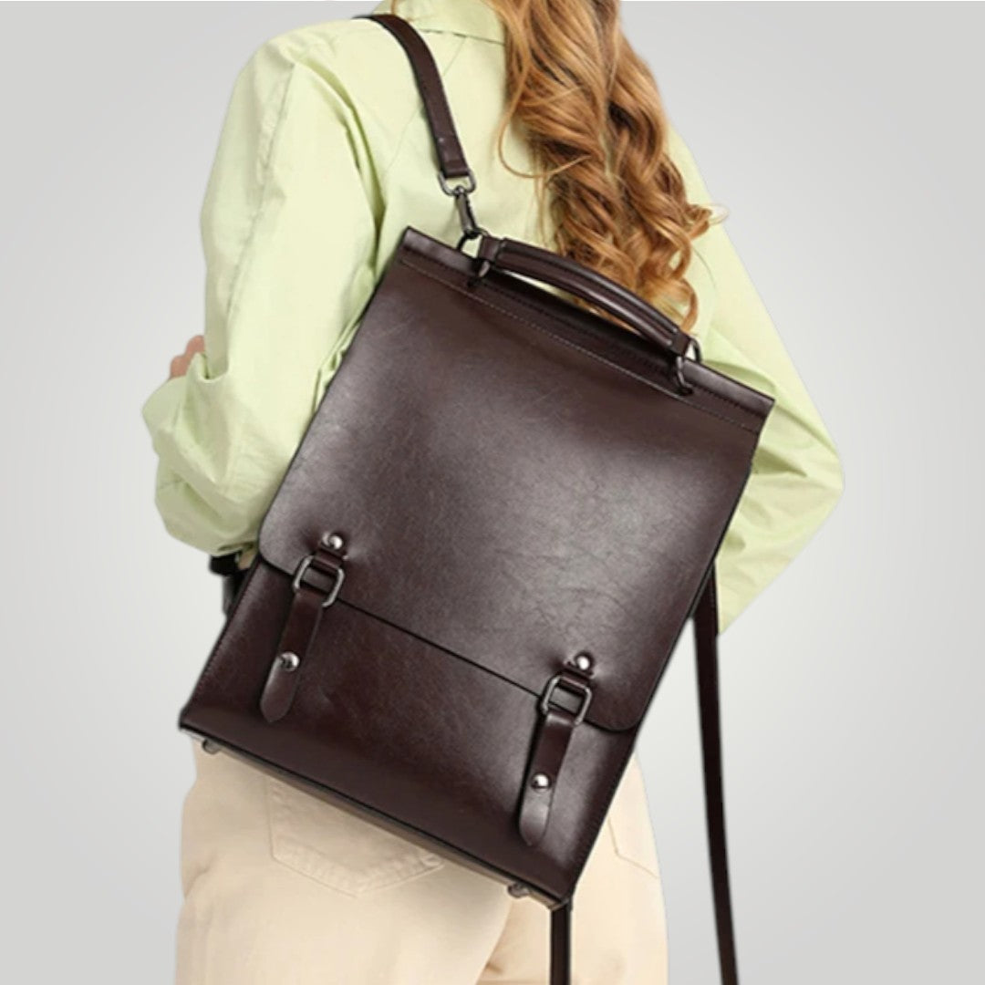 Céleste <br> Sac à Dos Ordinateur Femme Cuir