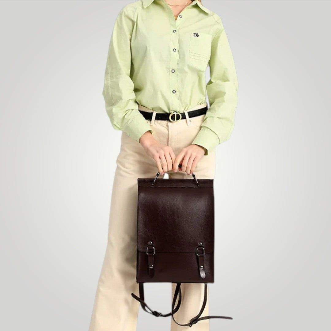 Céleste <br> Sac à Dos Ordinateur Femme Cuir