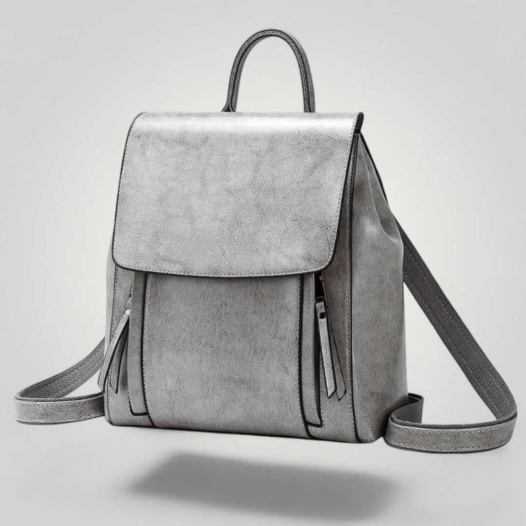Lyra <br> Sac à Dos Ordinateur en Cuir pour Femme 12 pouces