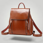Lyra <br> Sac à Dos Ordinateur en Cuir pour Femme 12 pouces