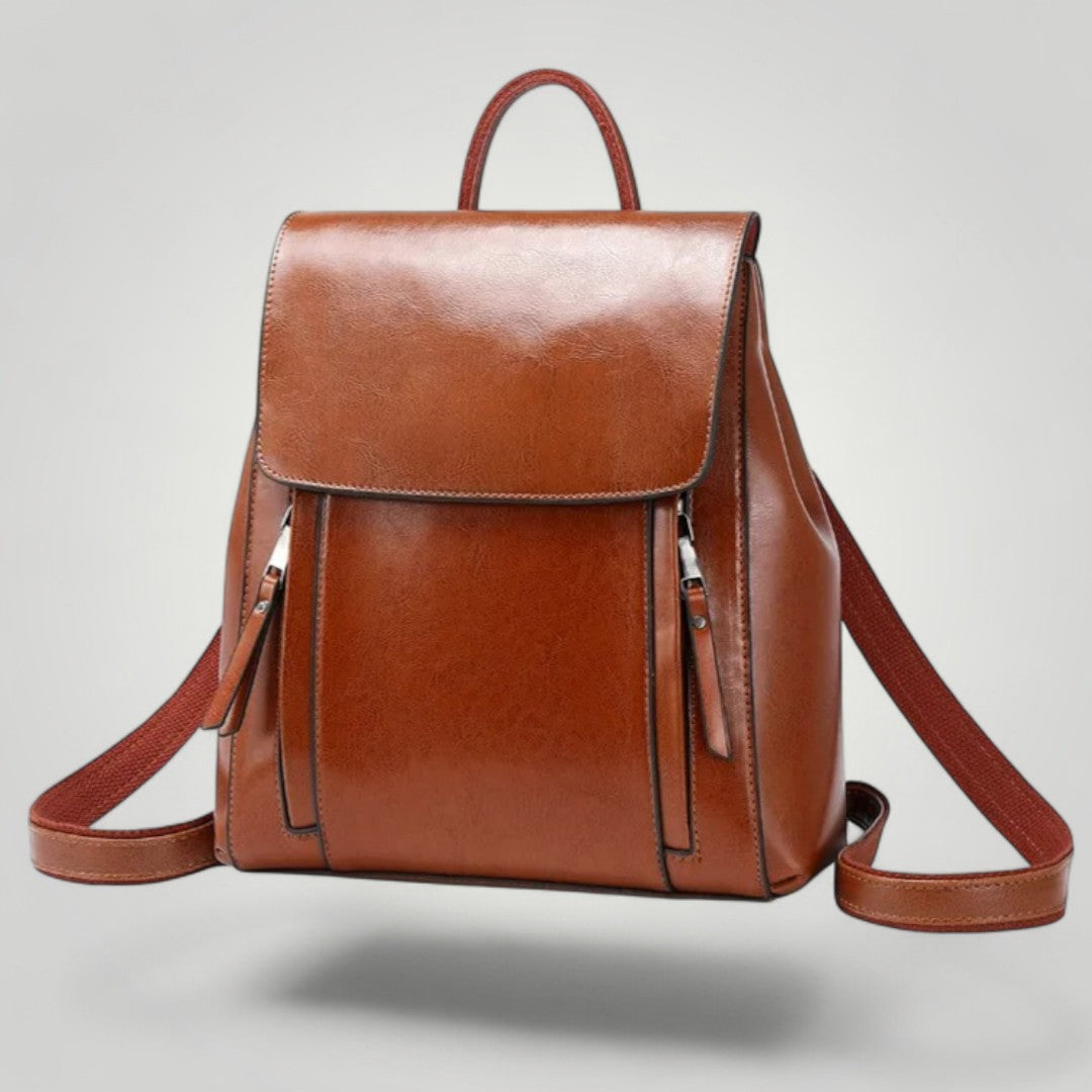 Lyra <br> Sac à Dos Ordinateur en Cuir pour Femme 12 pouces