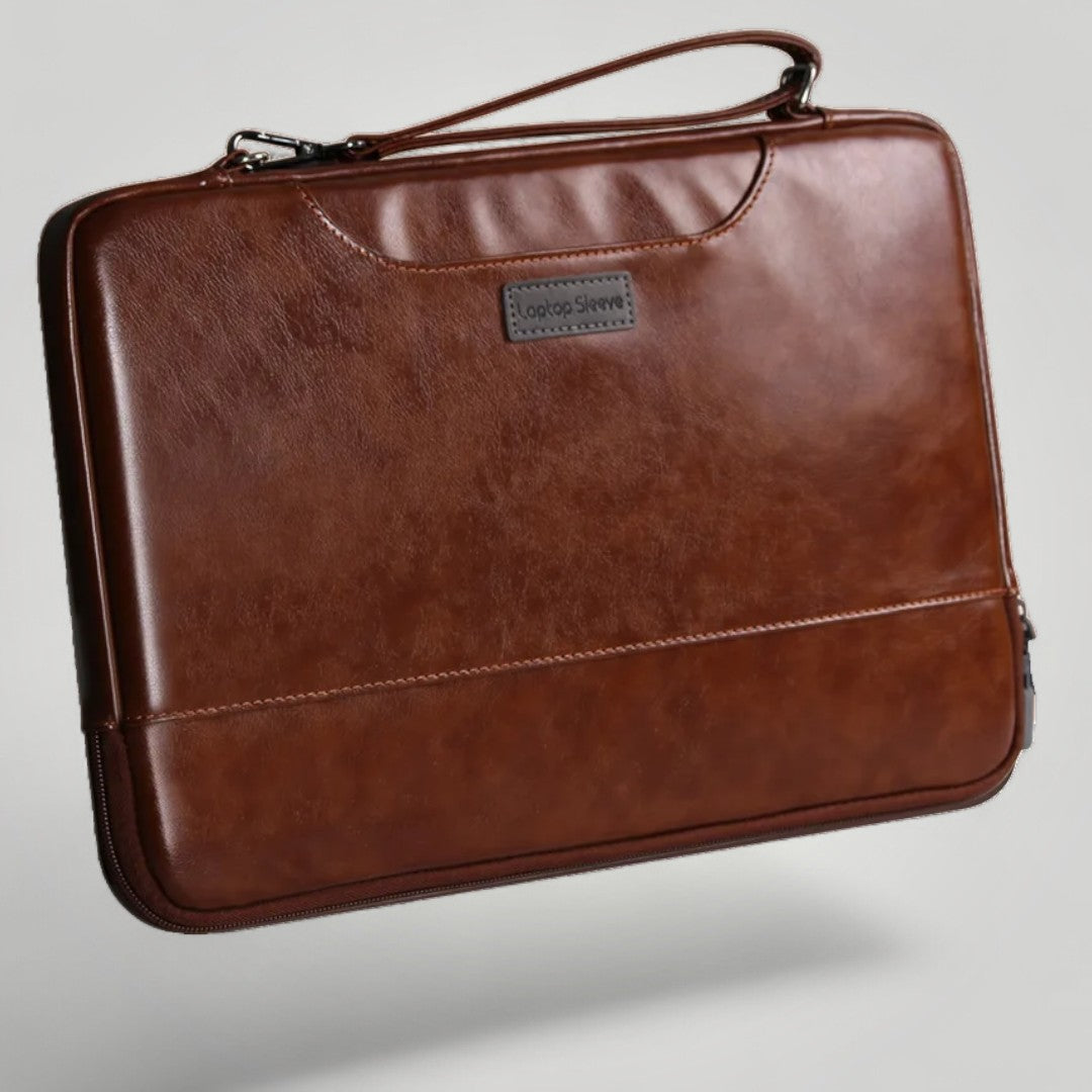 Sacoche Ordinateur Portable Femme en Cuir Végan | 14 pouces