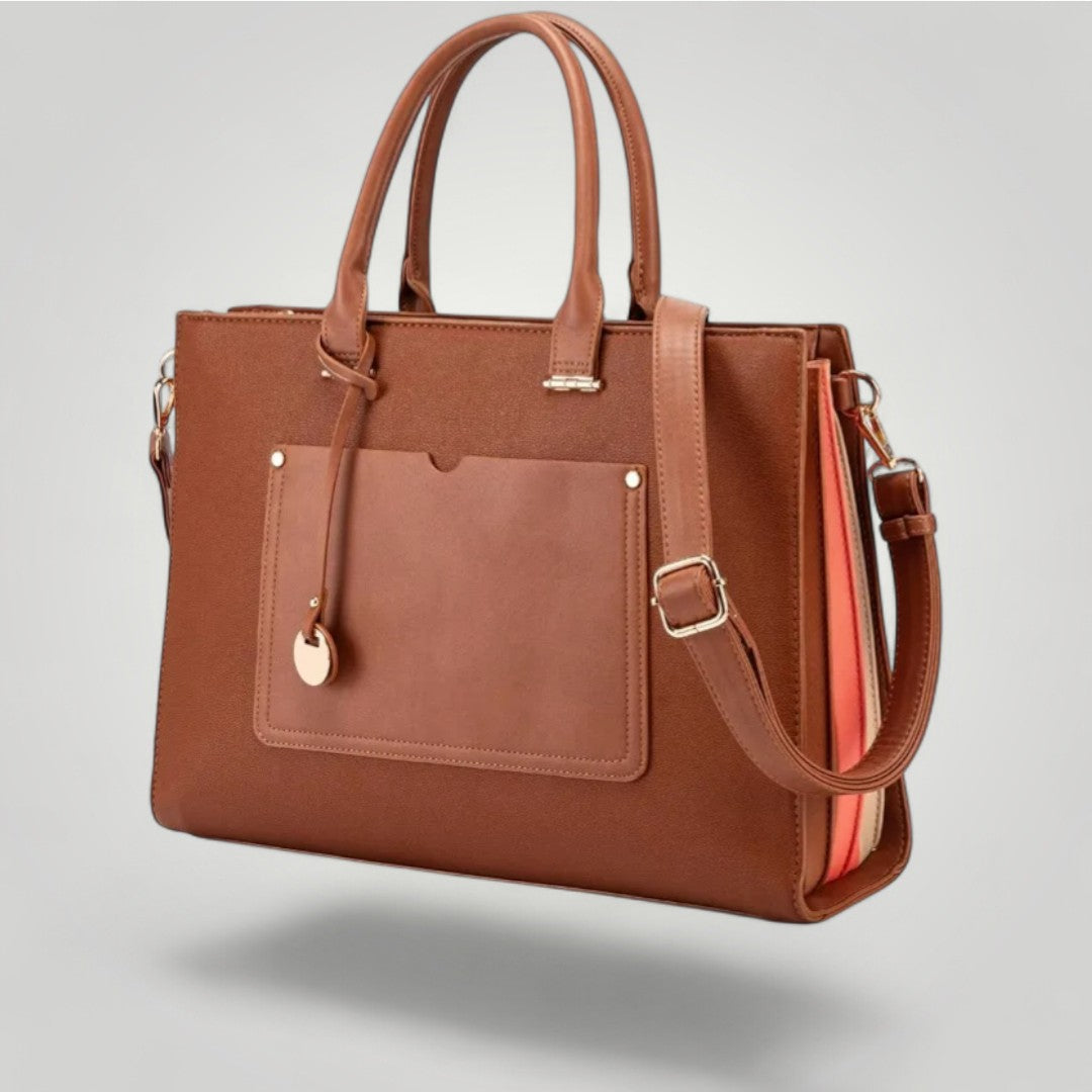 Nova <br> Sac Ordinateur pour Femme en Cuir Végan 14 pouces