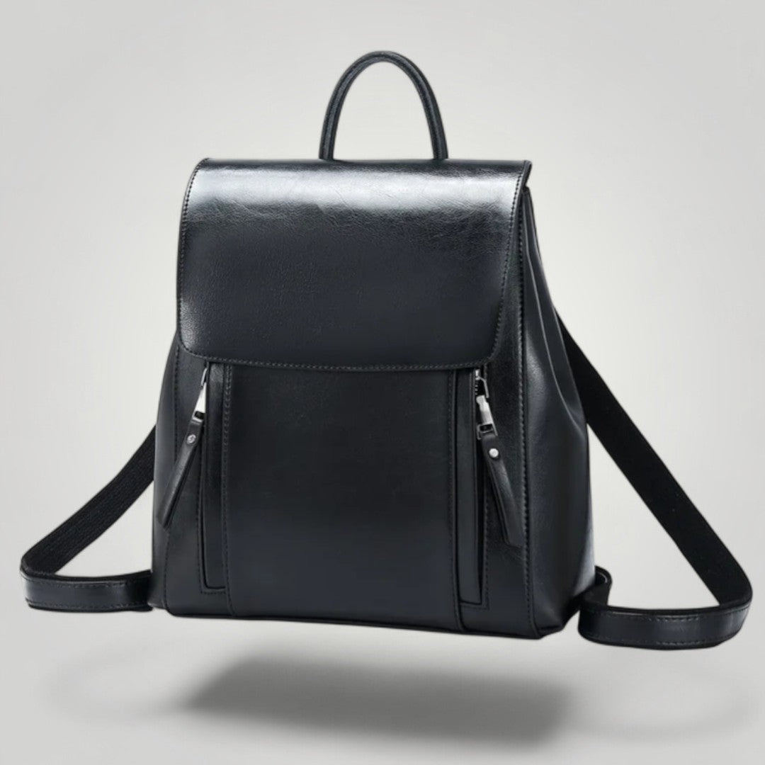 Lyra <br> Sac à Dos Ordinateur en Cuir pour Femme 12 pouces