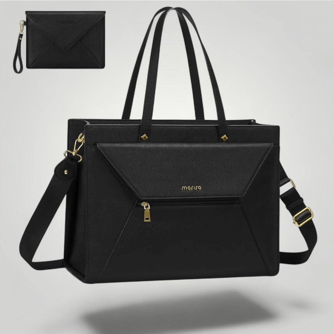 Ava Luxe <br> Sac pour Femme Ordinateur en Cuir