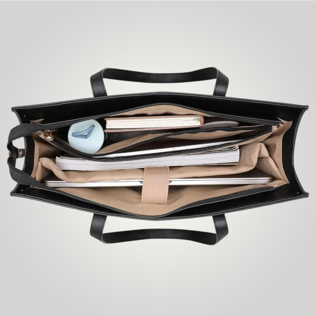 Ava Luxe <br> Sac pour Femme Ordinateur en Cuir
