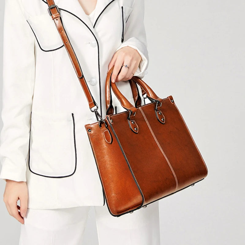 Harper <br> Sac à Main Ordinateur pour Femme en Cuir