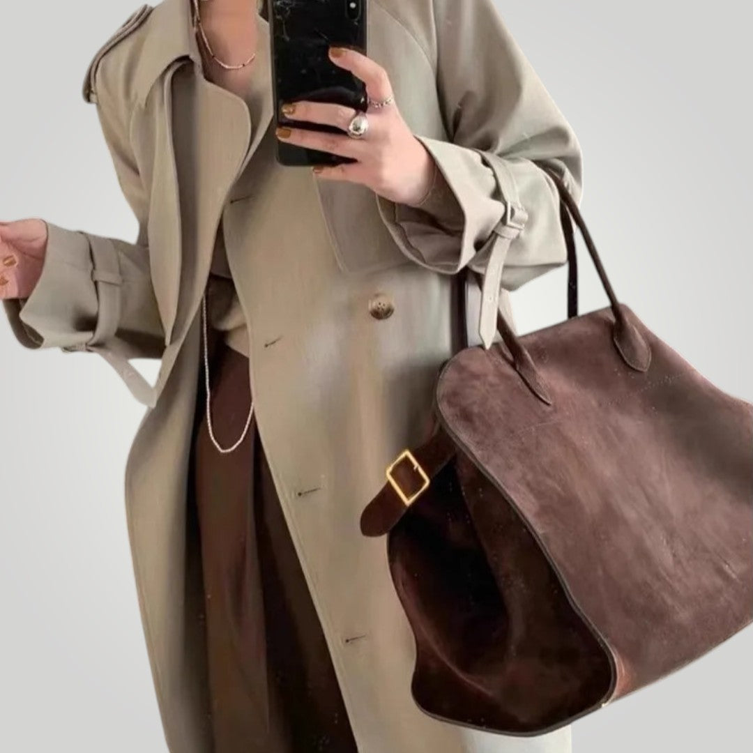 Édition Business <br> Sac Business Femme Ordinateur en Daim